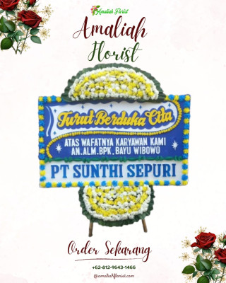 Papan Bunga Duka di Denpasar Timur